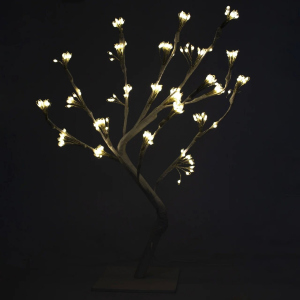 Новогодняя светодиодная декорация Devilon Дерево 45х48х50 см Белая (141226) ТОП в Полтаве