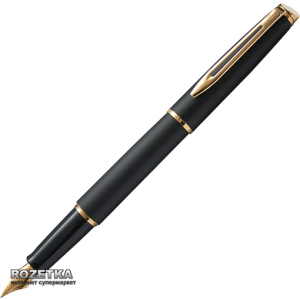 Ручка перьевая Waterman Hemisphere Matte Black FP Синяя Черный корпус (12 003) в Полтаве