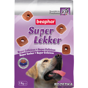 Ласощі для собак Beaphar Super Lekker печиво 1 кг (16982) (8711231169825)