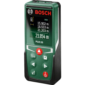 Лазерний далекомір Bosch PLR 25 New (0603672521)