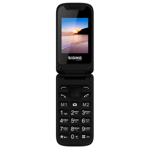 Мобильный телефон Sigma mobile X-style 241 Snap Black (4827798524718) ТОП в Полтаве