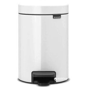 Відро для сміття Brabantia Pedal Bin 3 л White (112126) надійний