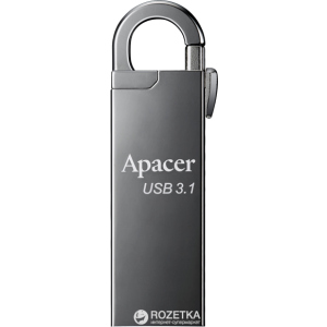 Apacer AH15A 128GB USB 3.1 Ashy (AP128GAH15AA-1) краща модель в Полтаві