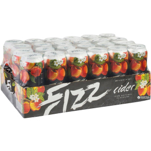 Упаковка сидра Fizz Apple 4.5% 0.5 л x 24 банки (4740098084440) в Полтаве