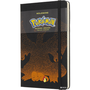 Записная книга Moleskine Pokemon 13 х 21 см 240 страниц в линейку Чармандер (8058341716847) в Полтаве