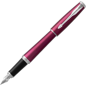 Ручка перьевая Parker Urban 17 Vibrant Magenta CT FP F Черная Красный корпус (30 511) в Полтаве