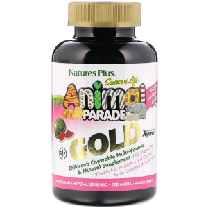 Вітаміни Natures Plus Animal Parade Gold мультивітаміни Кавун 120 жувальних таблеток (97467299382) краща модель в Полтаві