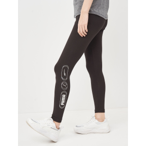 Спортивные леггинсы Puma Rebel High 7 8 Leggings 58583651 L Black-Untamed (4063697323773) лучшая модель в Полтаве