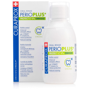 Ополіскувач для ротової порожнини Curaprox PerioPlus+ Protect містить Citrox і 0.12% хлоргексидину 200 мл (7612412426588)